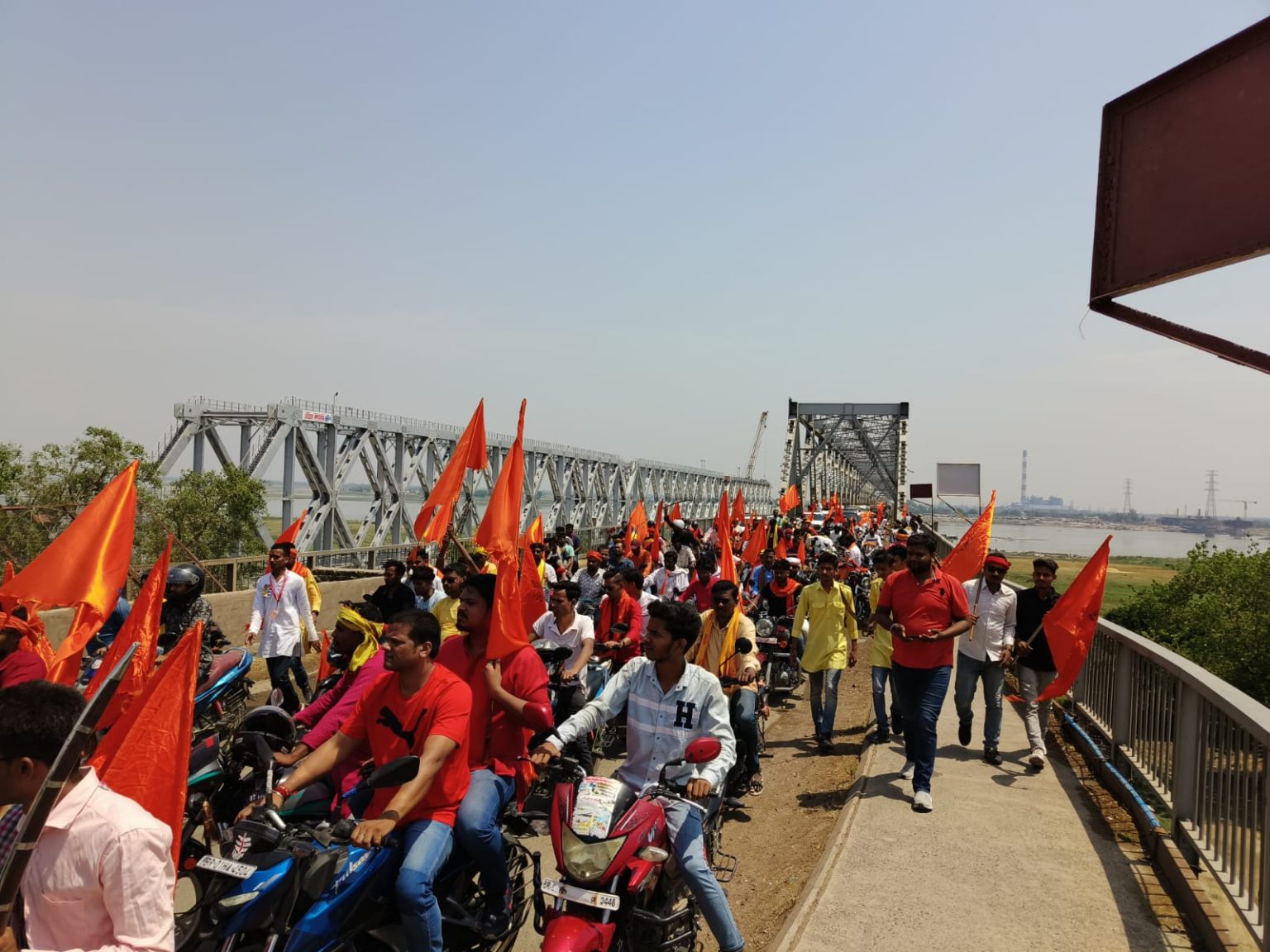 जयमंगला वाहिनी ने परशुराम जयंती पर निकाली बिहार की सबसे लंबी शोभा यात्रा