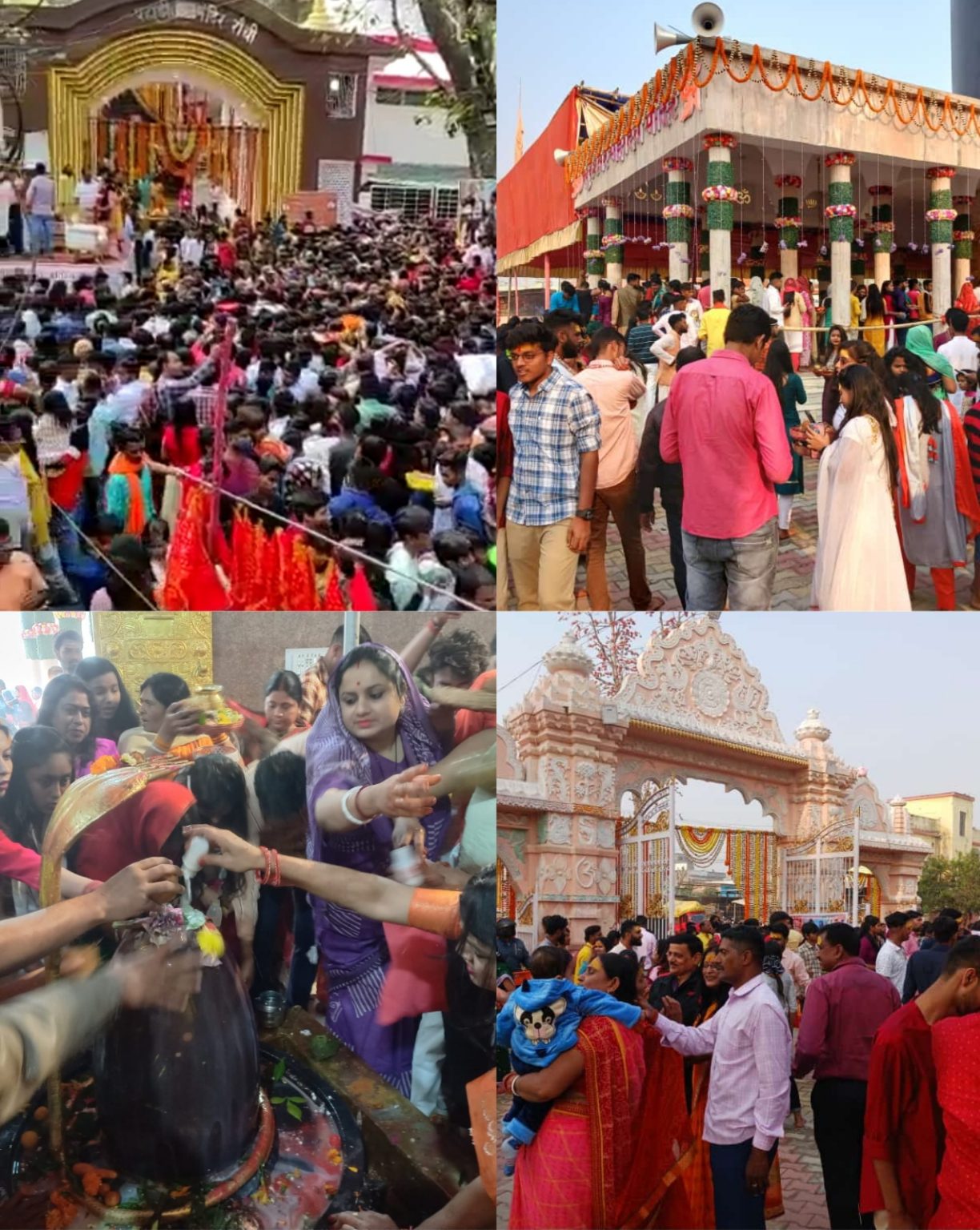 पहाड़ी मंदिर सहित अन्य शिवालयों में भक्तों की लगी भीड़