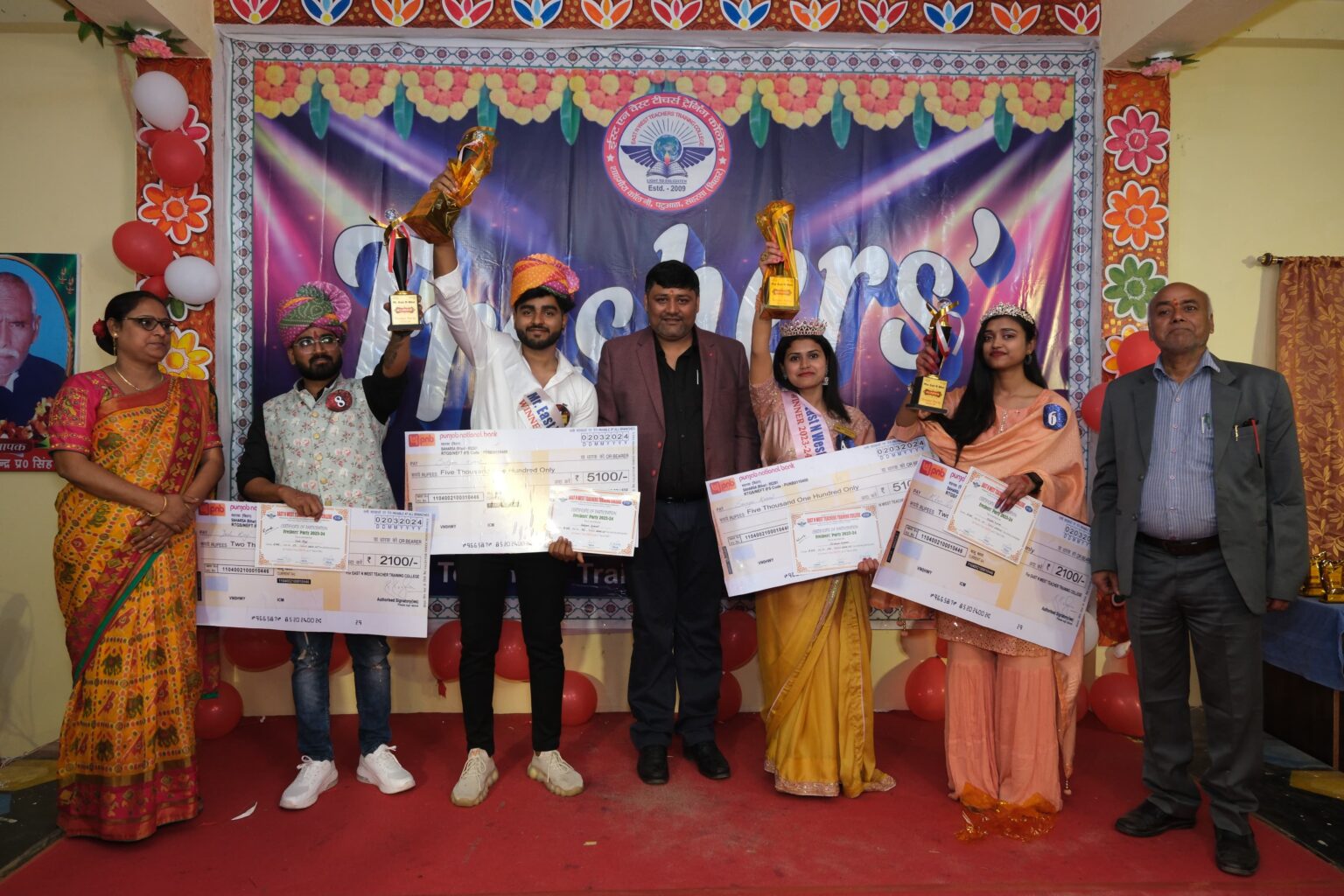 सौम्या और सत्यम मिस्टर व मिस ईस्ट एन वेस्ट के ताज से सम्मानित