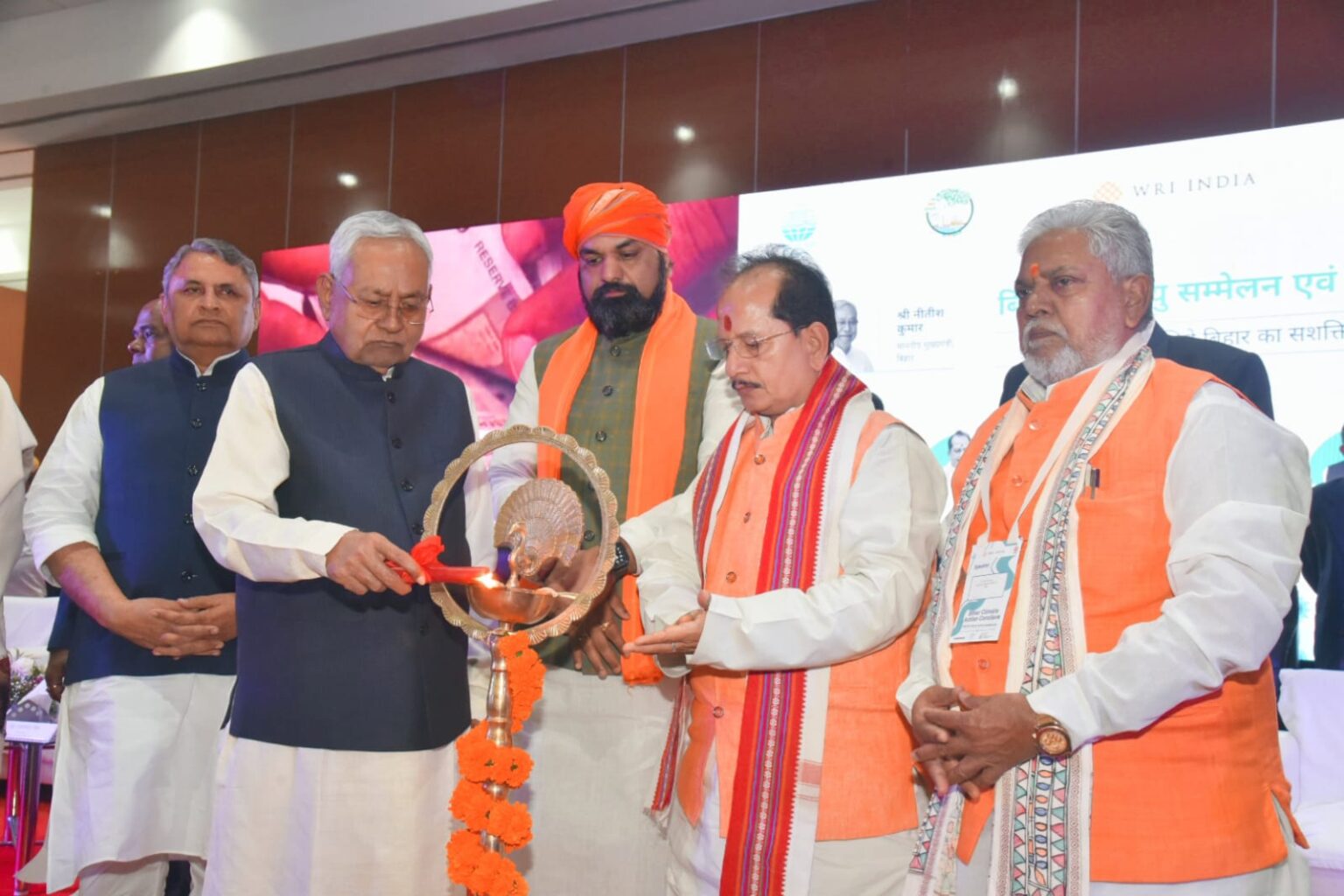 सीएम ने बिहार जलवायु सम्मेलन एवं प्रदर्शनी का किया उद्घाटन:शिलान्यास