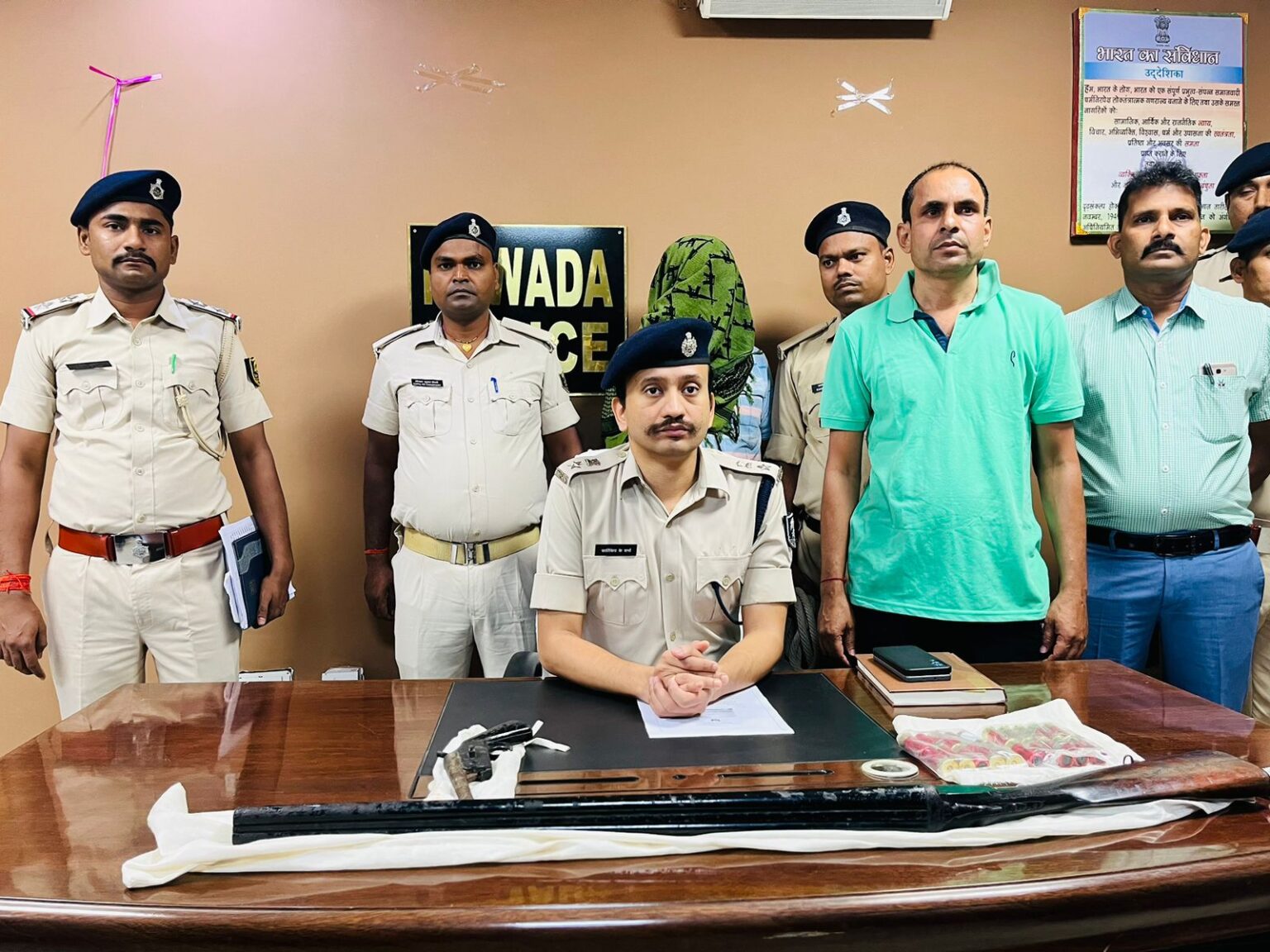 कुख्यात अपराधी महताब गिरफ्तार, दो शस्त्र व 20 कारतूस बरामद