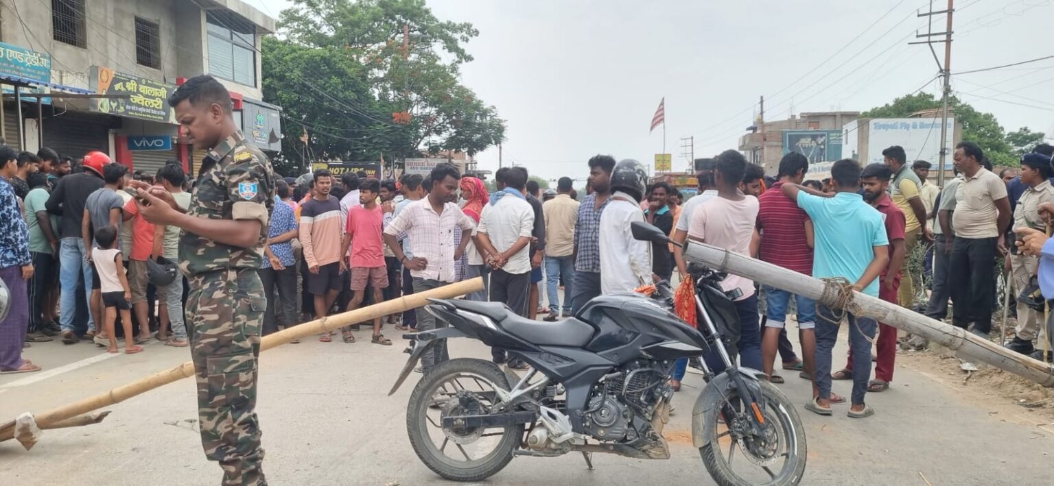 रांची में सड़क दुर्घटना में एक की मौत, सड़क पर लगाया जाम