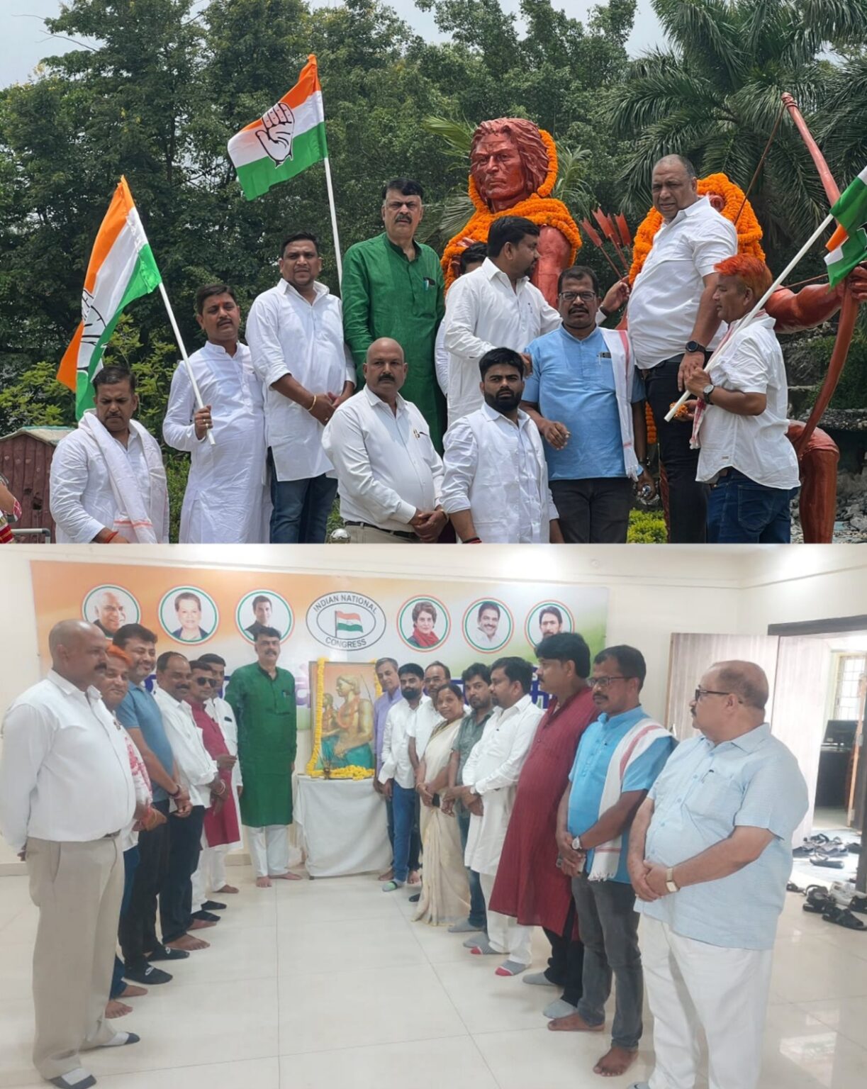 कांग्रेस ने हूल दिवस पर सिदो-कान्हू को अर्पित किया श्रद्धासुमन