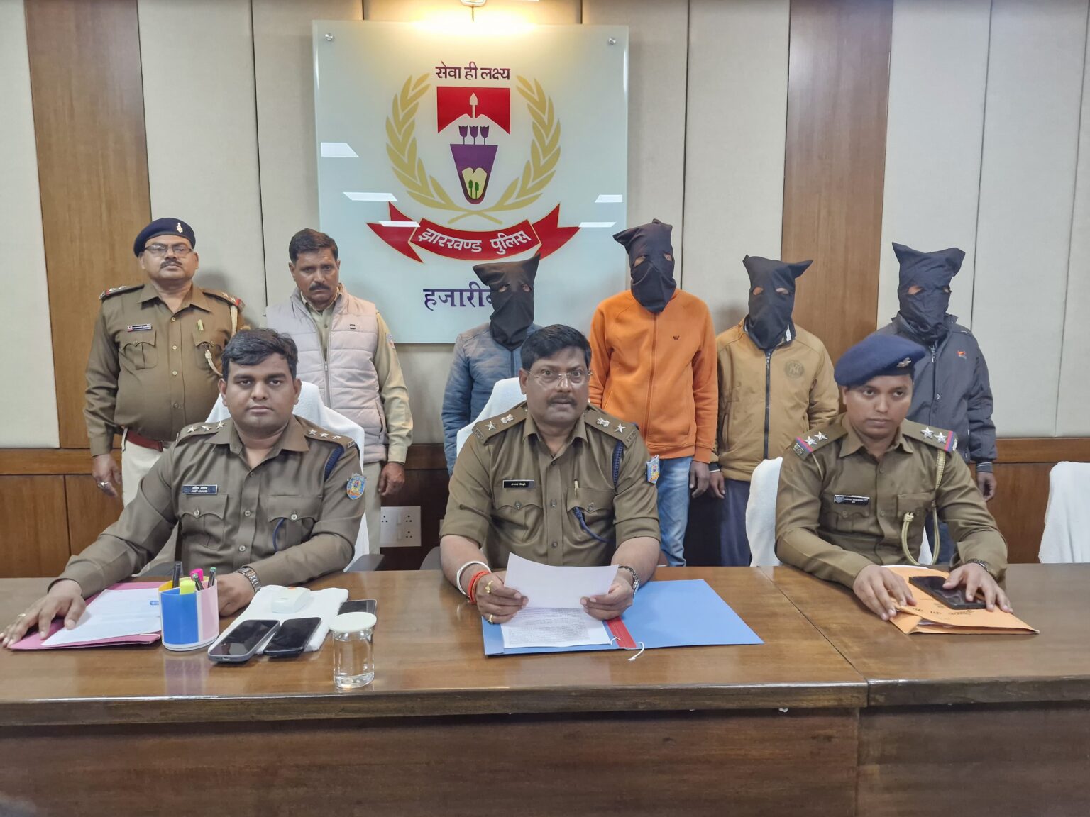 हजारीबाग में हत्या के चार आरोपित गिरफ्तार