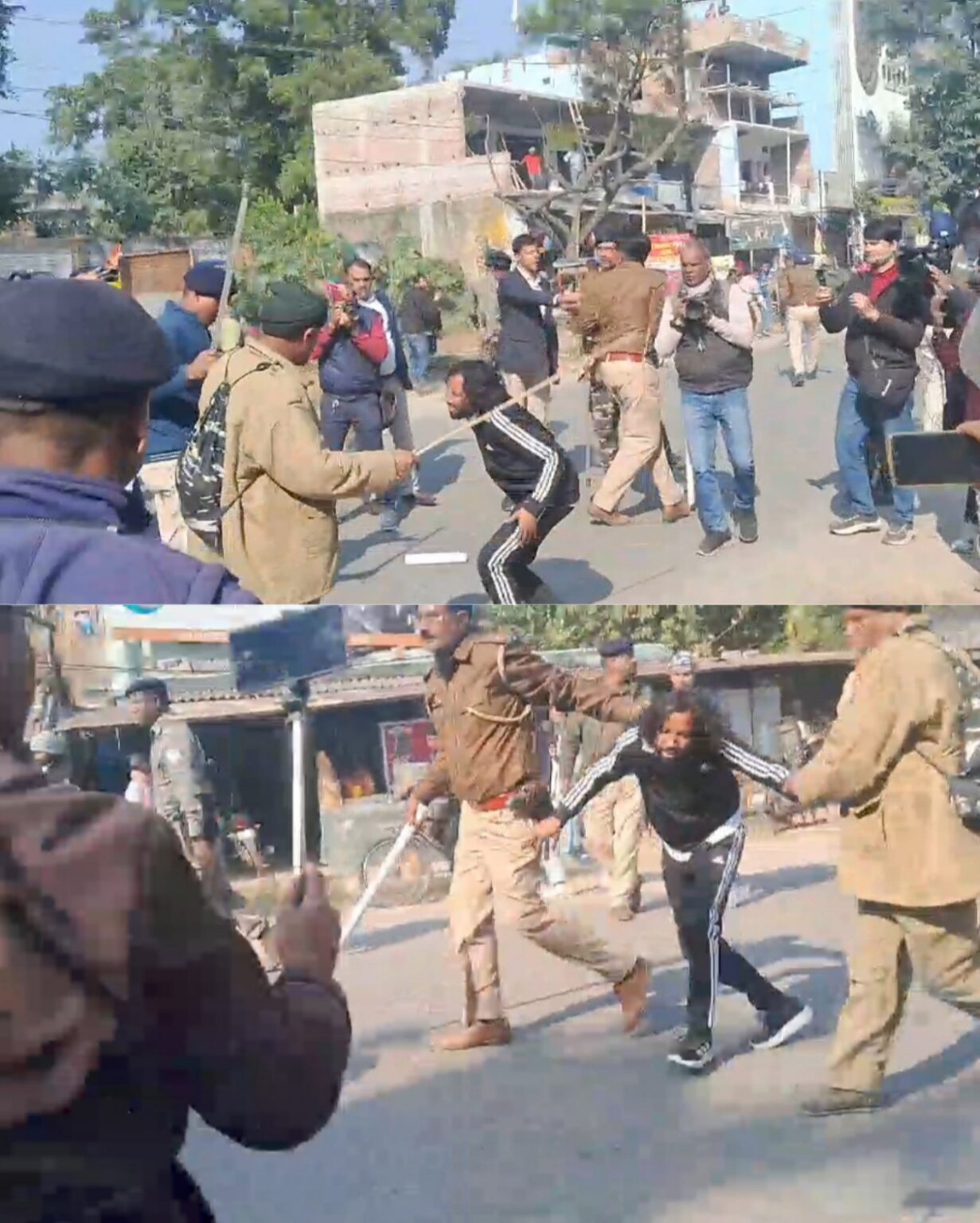 जेएलकेएम के छात्र नेता देवेंद्रनाथ हिरासत में, छात्रों पर लाठीचार्ज