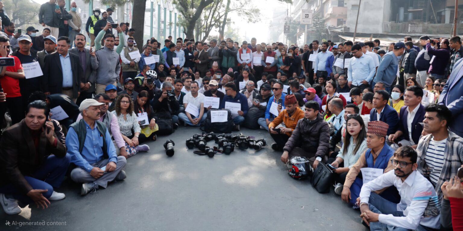 नेपाल में राजशाही समर्थकों के हिंसक प्रदर्शन में पत्रकार की मौत, पत्रकार संगठनों ने किया विरोध