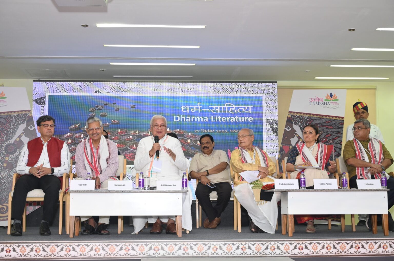 अंतरराष्ट्रीय साहित्य उत्सव उन्मेष के धर्म साहित्य सत्र की बिहार के राज्यपाल ने की अध्यक्षता