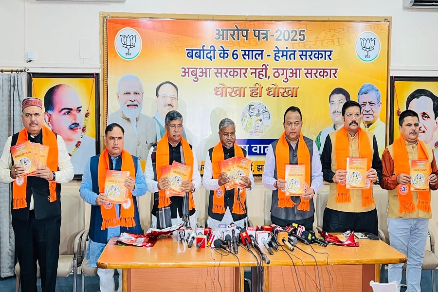 सात गारंटी पर एक कदम भी आगे नहीं बढ़ी राज्य सरकार : बाबूलाल मरांडी