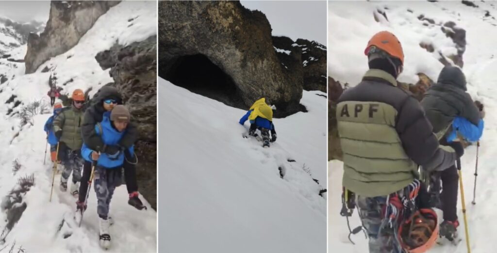 नेपाल में भारी हिमपात के बीच पांच दिनों से फंसे 11 विदेशी पर्यटकों को 9 घंटे की मशक्कत के बाद बचाया गया