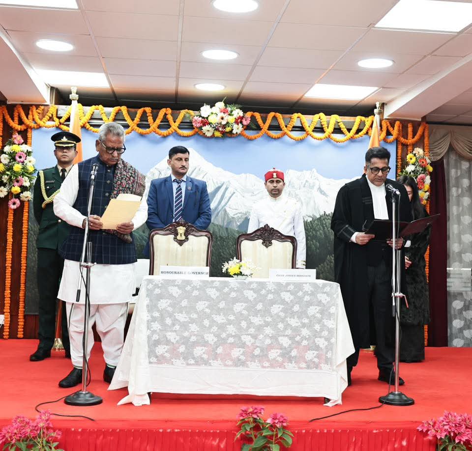 सिक्किम को मिला नया मुख्य न्यायाधीश: न्यायमूर्ति ए. मोहम्मद मुश्ताक ने ली पद की शपथ