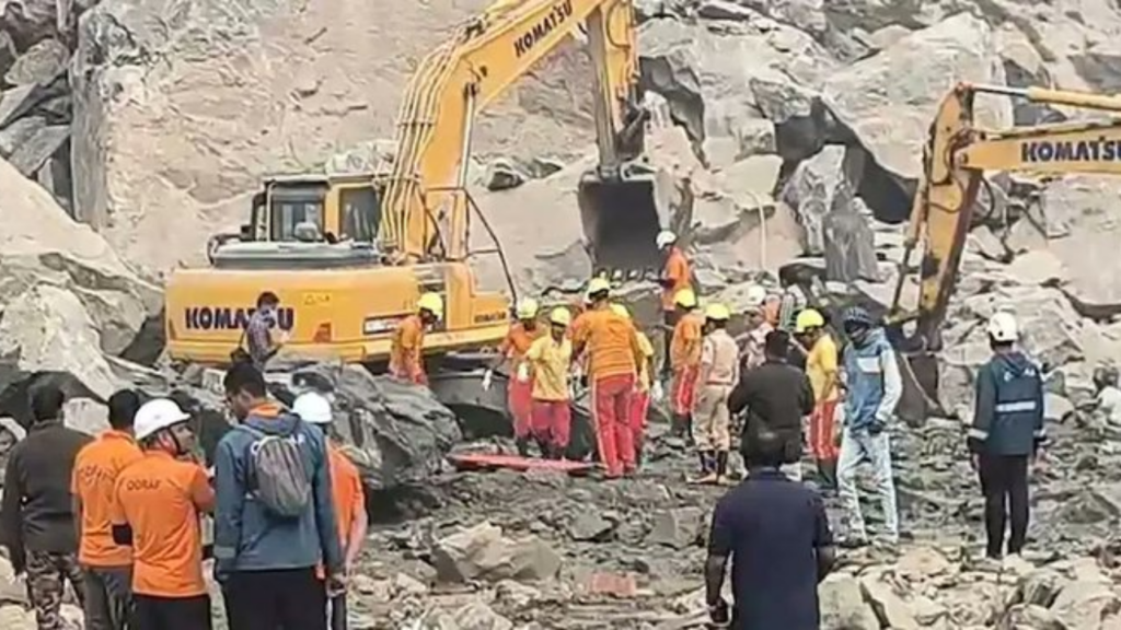 ओडिशा में बड़ा हादसा: ढेंकनाल की पत्थर खदान में गिरी विशाल चट्टान, दो मजदूरों की दर्दनाक मौत