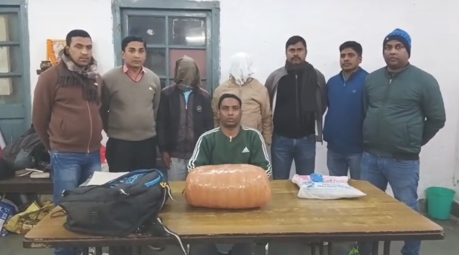 टाटानगर स्टेशन पर आरपीएफ की बड़ी कार्रवाई, 6 किलो गांजा जब्त