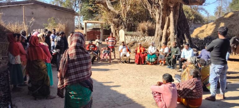 नगर निकाय चुनाव: रानी टूटी के पक्ष में भाजपा कार्यकर्ताओं ने किया चुनाव प्रचार