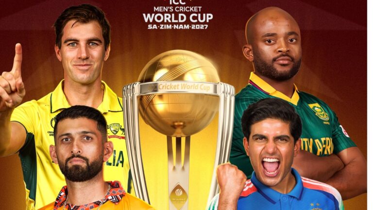 ICC वनडे वर्ल्ड कप 2027 का शेड्यूल जारी: 10 अक्टूबर को जोहान्सबर्ग में होगा भारत-पाकिस्तान का महामुकाबला