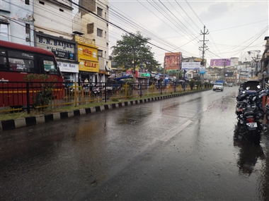 रांची समेत कई इलाकों में बारिश से गिरा तापमान, नौ अक्टूबर तक वज्रपात और तेज हवा का येलो अलर्ट